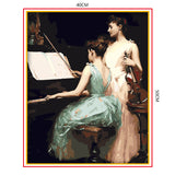 DIY Painting by number kit | Music performance
