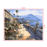 DIY Painting by number kit | Seaside view