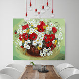 DIY Painting by number kit | White daisy flower