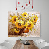 DIY Painting by number kit | Sunflower