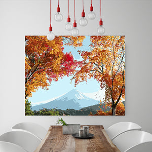 DIY Painting by number kit | Beautiful snow mountain