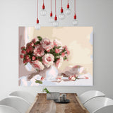 DIY Painting by number kit | Beautiful flowers