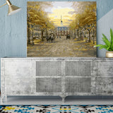 DIY Painting by number kit | European town