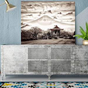 DIY Painting by number kit | A pavilion