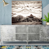 DIY Painting by number kit | A pavilion