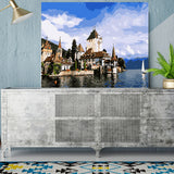 DIY Painting by number kit | House on the sea