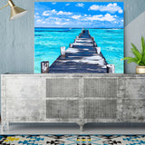 DIY Painting by number kit | Plank road by the sea