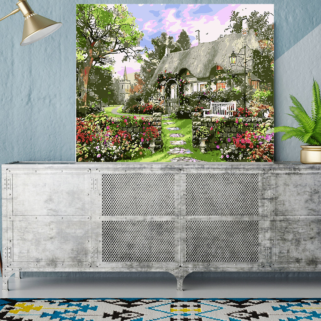 DIY Painting by number kit | Beautiful front yard