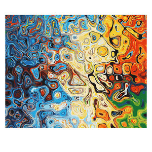 DIY Painting by number kit | Ripples