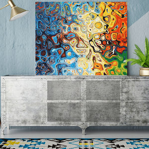 DIY Painting by number kit | Ripples