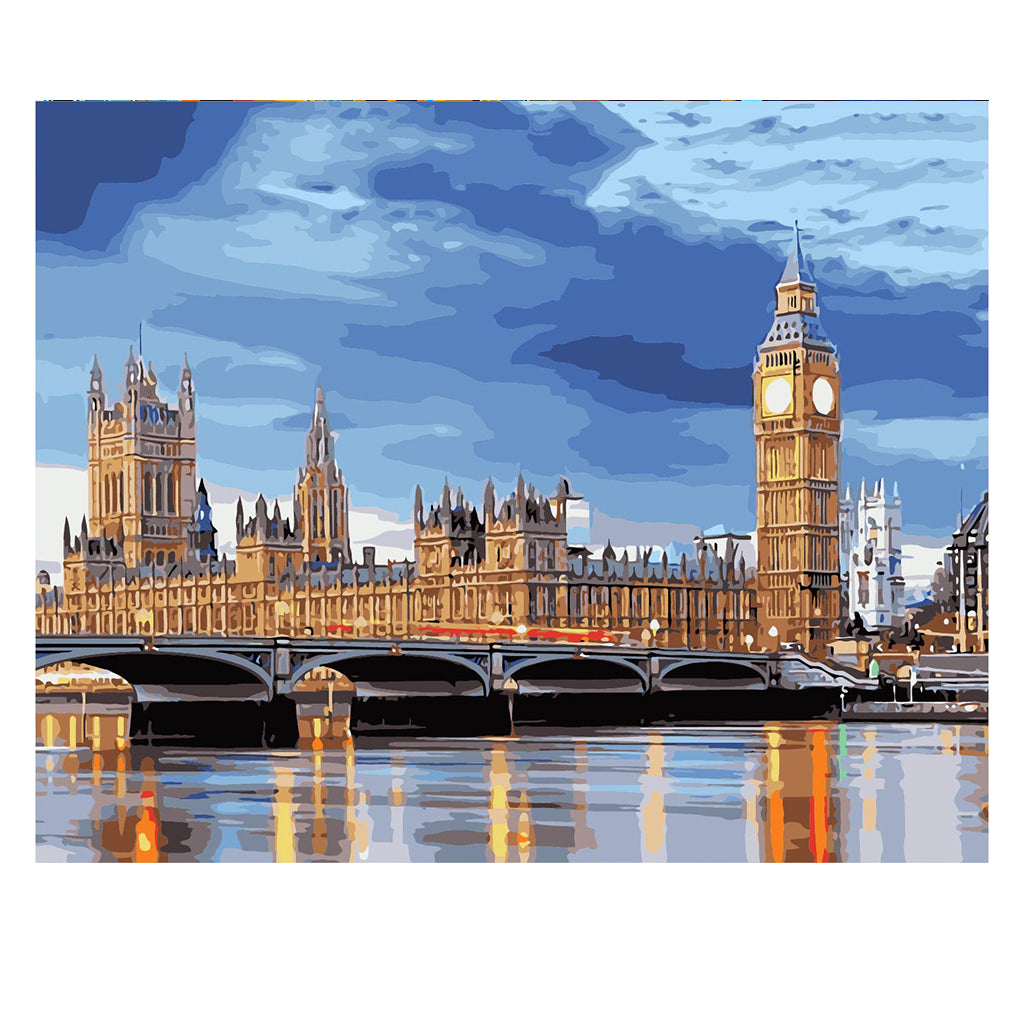 DIY Painting by number kit | Elizabeth Tower