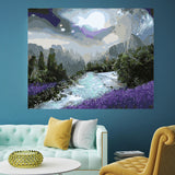 DIY Painting by number kit | Mountain river