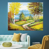 DIY Painting by number kit | Field scenery