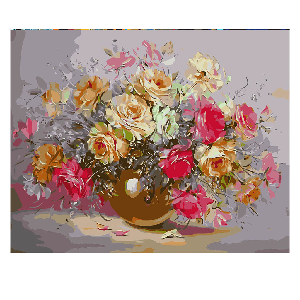 DIY Painting by number kit | Fresh flowers