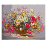 DIY Painting by number kit | Fresh flowers