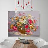 DIY Painting by number kit | Fresh flowers