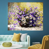 DIY Painting by number kit | White daisy flowers
