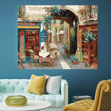 DIY Painting by number kit | Beautiful european town