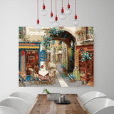 DIY Painting by number kit | Beautiful european town