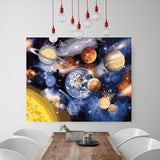 DIY Painting by number kit | Planets