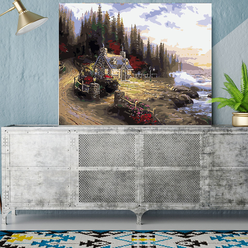 DIY Painting by number kit | Wilderness Lodge