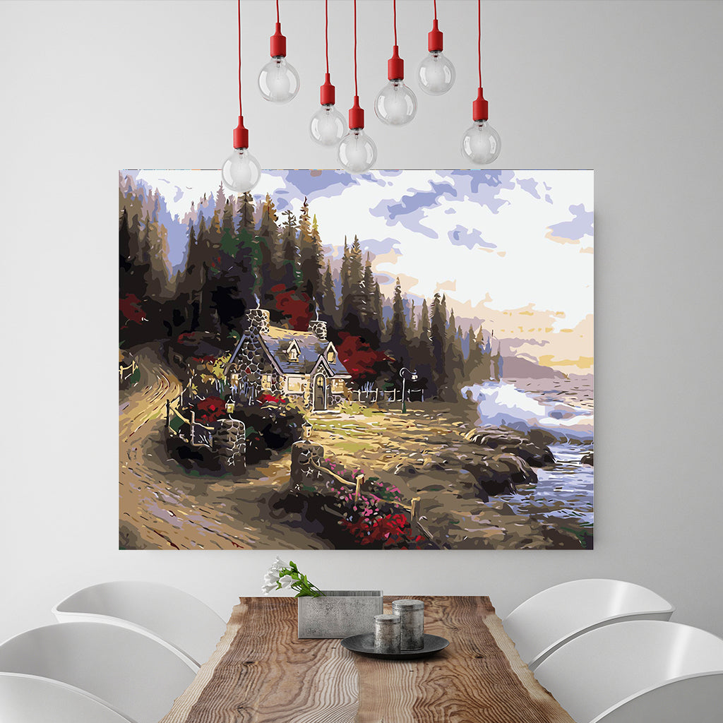 DIY Painting by number kit | Wilderness Lodge