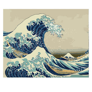 DIY Painting by number kit | Big wave