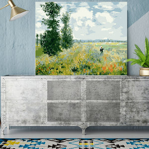 DIY Painting by number kit | Field Painting