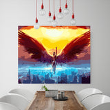 DIY Painting by number kit | Man with big wings