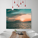 DIY Painting by number kit | Calm lake