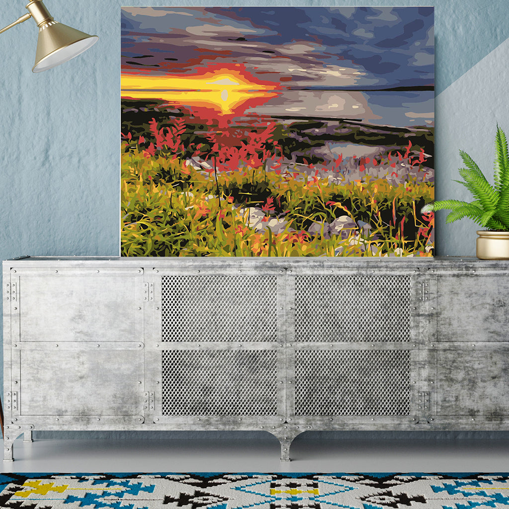 DIY Painting by number kit | Wild scenery