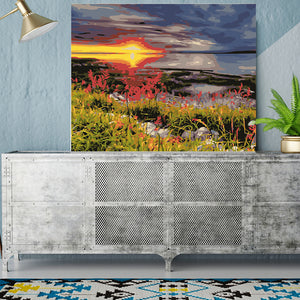 DIY Painting by number kit | Wild scenery