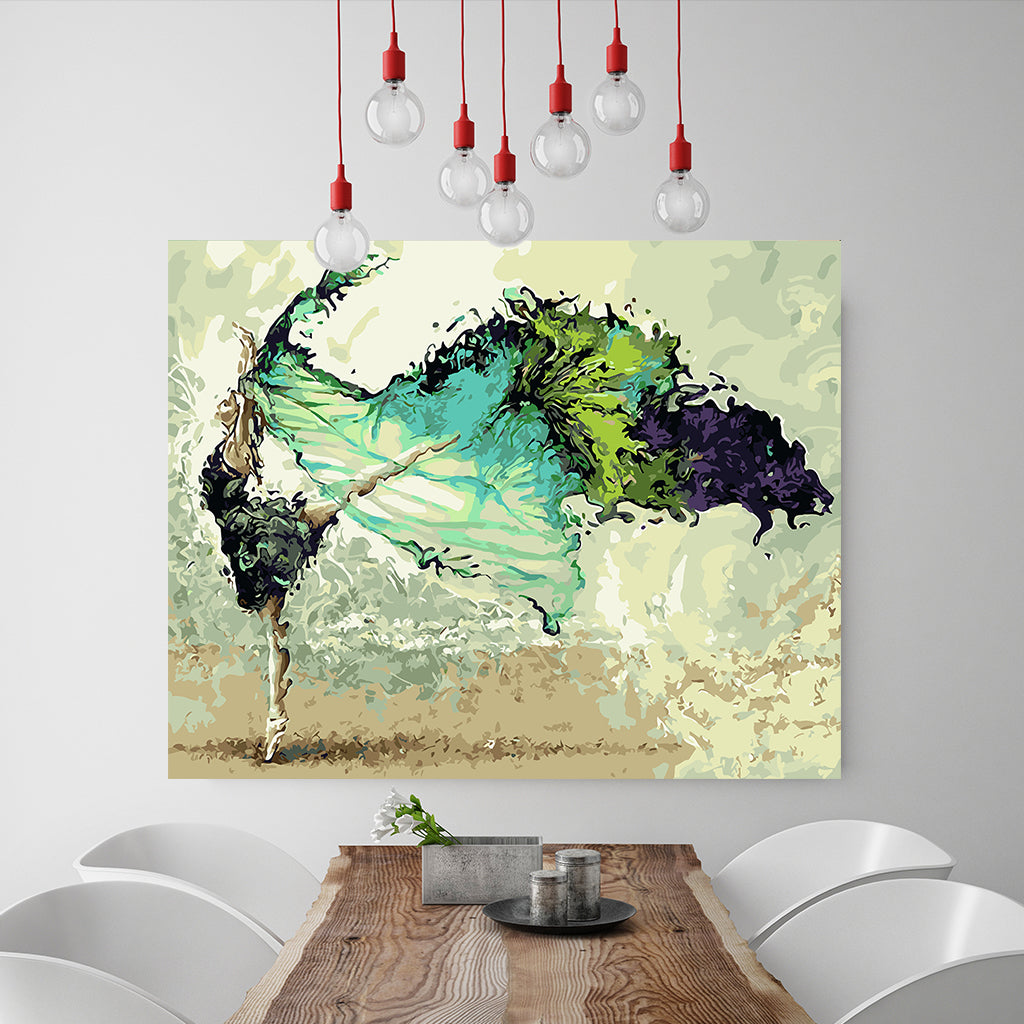 DIY Painting by number kit | Ballet dancer