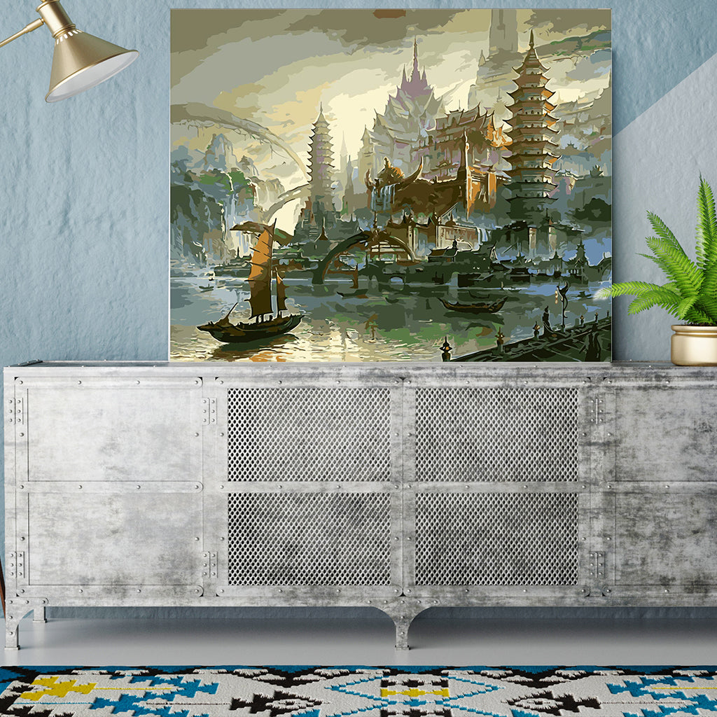 DIY Painting by number kit | Ancient times