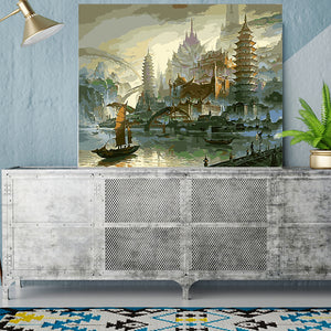 DIY Painting by number kit | Ancient times