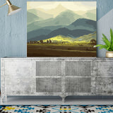 DIY Painting by number kit | Plain landscape