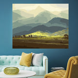 DIY Painting by number kit | Plain landscape