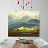 DIY Painting by number kit | Plain landscape