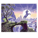 DIY Painting by number kit | Horse jumping