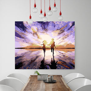 DIY Painting by number kit | Rush together
