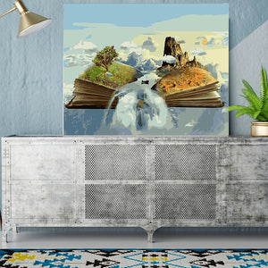 DIY Painting by number kit | Heaven book