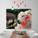 DIY Painting by number kit | Wolves