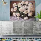 DIY Painting by number kit | Beautiful white peony