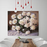 DIY Painting by number kit | Beautiful white peony