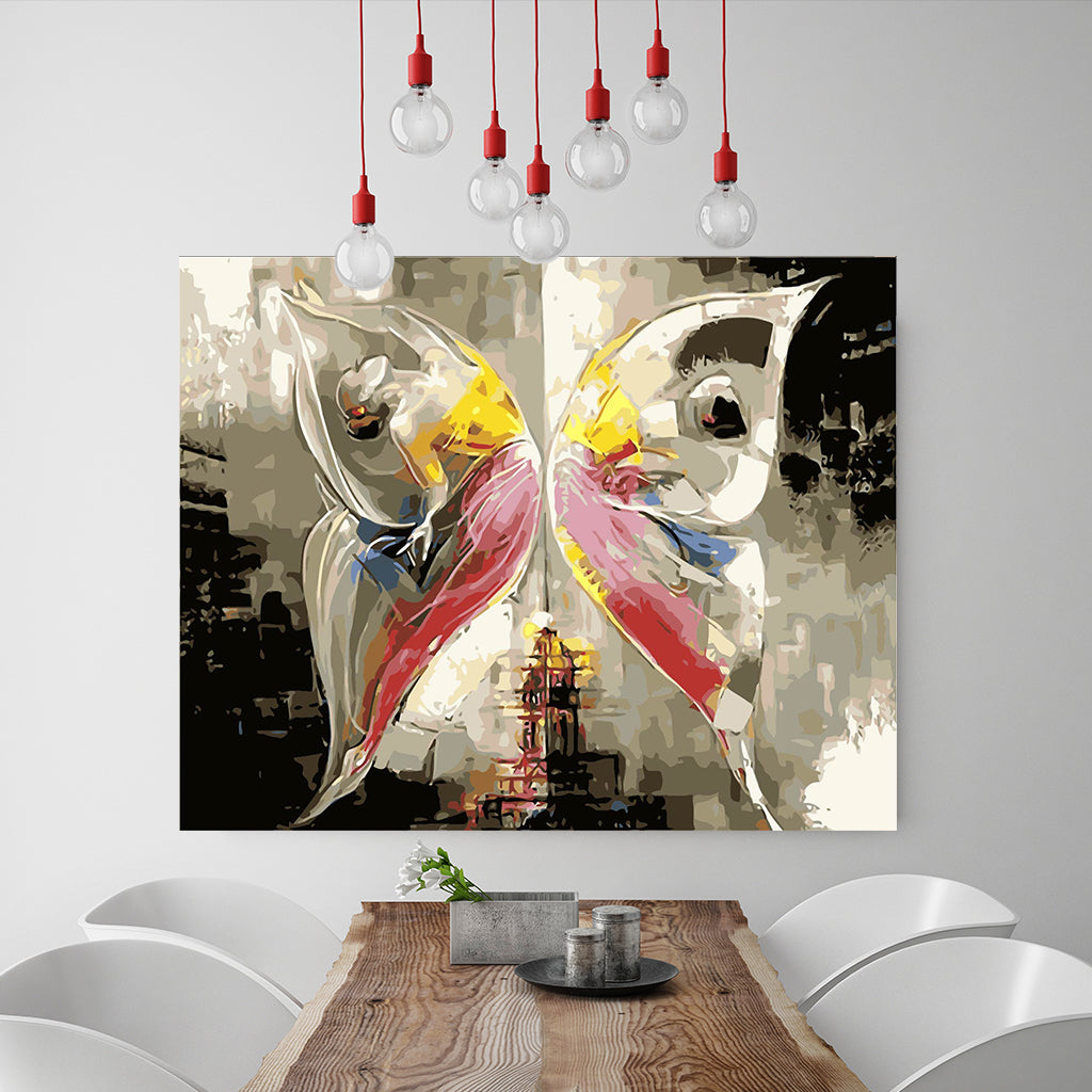 DIY Painting by number kit | Butterfly