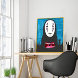 DIY Painting by number kit | Faceless man