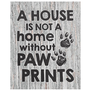DIY Painting by number kit | A HOUSE IS NOT A home without PAW PRINTS