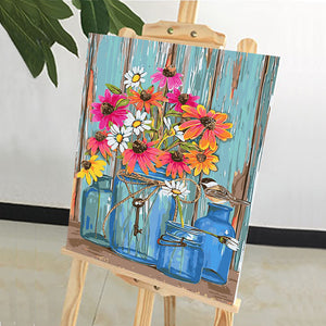 DIY Painting by number kit | Farm Fresh Flowers