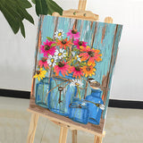 DIY Painting by number kit | Farm Fresh Flowers