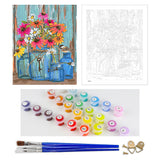 DIY Painting by number kit | Farm Fresh Flowers
